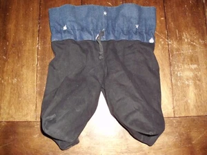 DANCE BAG FOR TAP OR CLOGGING SHOES HEAVY DUTY FABRIC AND DENIM - Picture 1 of 2