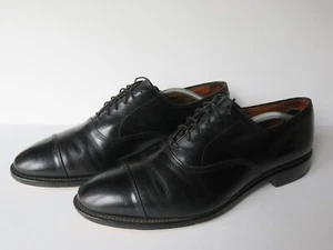 Allen Edmonds Park Avenue 5615 Cuero Negro Puntera Oxford Zapatos de Vestir Para Hombres 12 D - Imagen 1 de 14