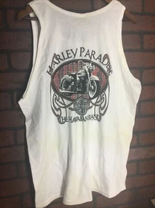 Vintage 1996 New Old Stock Size Large Maui Hawaii Harley Davidson Muscle T-Shirt - Picture 1 of 8