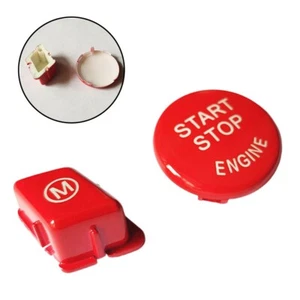 Red M Mode Steering Wheel and Stop Button Enhance Your For BMW E92 E93 For M3 - Zdjęcie 1 z 8