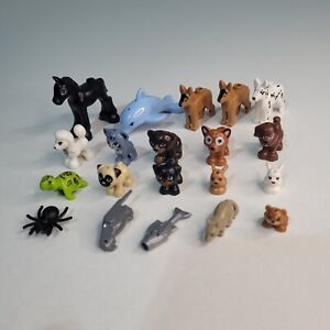 Lego Animals Bundle horse, dog, dolphin, Turtle, cat, fox, parrot, bear  