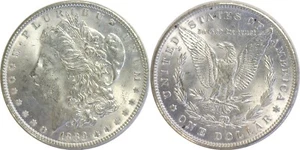 1889 $1 Morgan Silver Dollar Uncirculated  - Picture 1 of 3