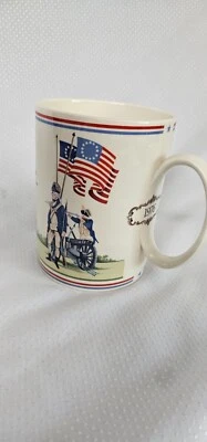 Taza Wedgwood 1976 Bicentenario Americano Primera Edición Serie Día del Padre Taza Foto 1 de 4