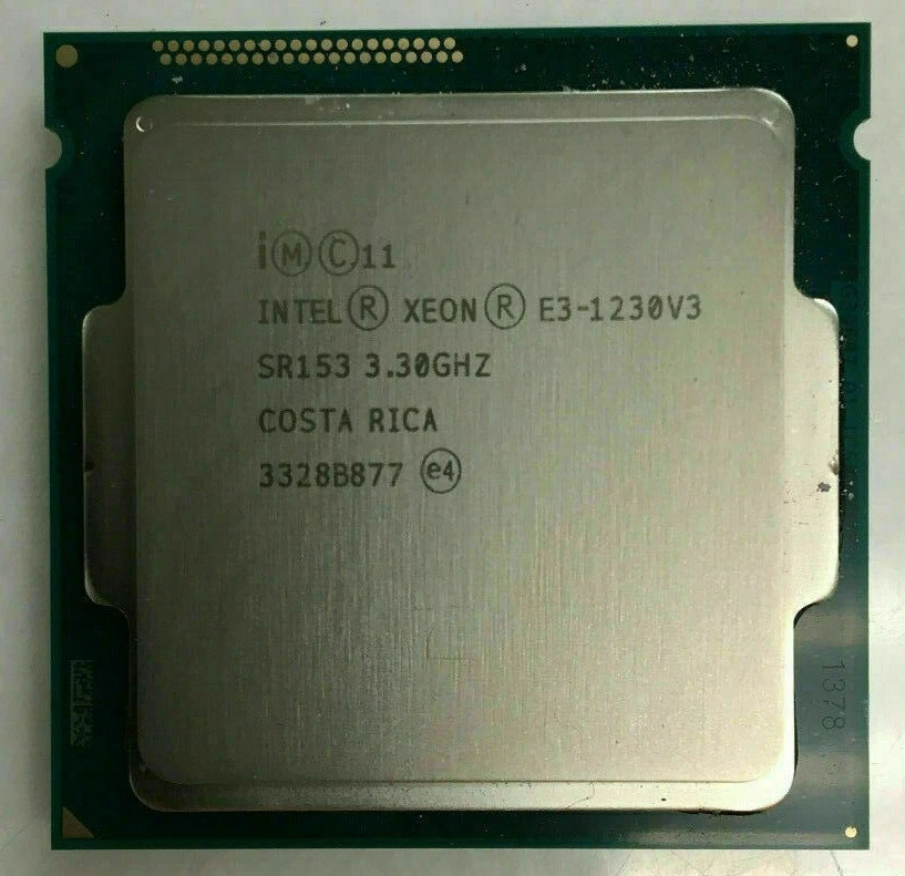 Intel Xeon Quad Core E3-1230v3 3.30GHz 8MB Cache SR153 LGA1150 CPU Processor  - Image 1 of 1