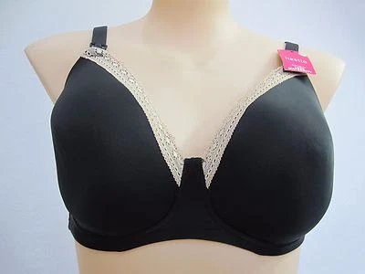 Hestia Ladies Maternity Luxe Wirefree Bra sizes 18D 18DD 18E Colour Black - image 1 of 4