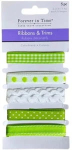 5x EASTER RIBBON 1mt Cake & Gift Decoration Chick Egg Bunny Happy Easter Print - Picture 1 of 3