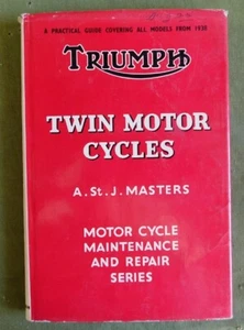 TRIUMPH PRE UNIT MOTORCYCLE MANUAL VINTAGE BOOK 1938-56 6T TR6 T110 TR5 T100 5T - Picture 1 of 5