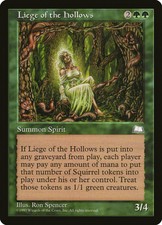 MTG Rare Liege of the Hollows x 1 SP - Weatherlight