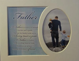 " Father " Keepsake photo mount to fit 8" x 10" Bedroom Living Room Hallway. - Picture 1 of 2