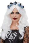 Smiffys Day of the Dead Wig, White