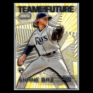 2022 Topps Stadium Club - #TOF-19 Shane Baz Team of the Future - Tampa Bay Rays - Picture 1 of 2