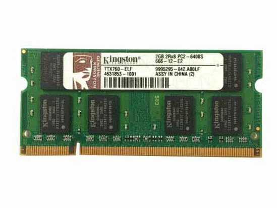 Kingston TTX760-ELF 2GB PC2-6400s DDR2 800 204-Pin SO-DIMM Laptop RAM - Image 1 of 1