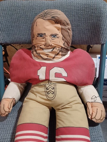 NFL Joe Montana Tackling Wrestling Buddy Ace Novelty Plush Football 49ers 1991 Cover