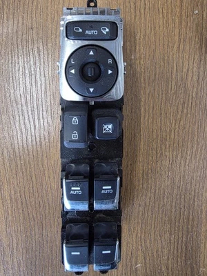 2014 - 2016 Kia Cadenza Front Left Master Power Window Switch 93570-3R700WK OEM. - Image 1 of 2