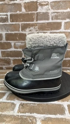 Botas de invierno Sorel Yoot PAC grises impermeables pato NC1962-053 niños pequeños talla 13 Foto 1 de 4