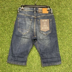 Du/er Shorts Mens 29 Blue L2X Slim Fit Jorts Denim Stretch Dark Wash Duer NWT - Picture 1 of 17