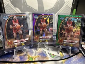 2024-2025 Bowman U - Derik Queen Lot (x3) - Base, Purple Lava, Green Shimmer - Picture 1 of 1