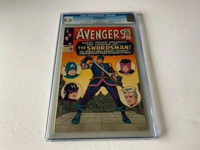 AVENGERS 19 CGC 9.0 ORIGIN HAWKEYE 1ST SWORDSMAN MARVEL COMICS 1965 - Image 1 of 4