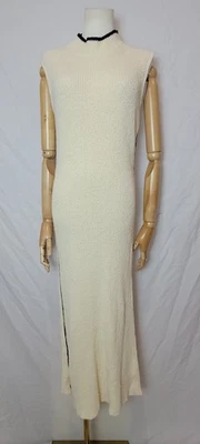 Maxi Vestido Miou Muse Tejido Acanalado Texturizado, Talla Mediana Foto 1 de 4