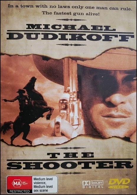 The SHOOTER (Michael DUDIKOFF Randy TRAVIS) Western ACTION Film DVD NEW SEALED - Image 1 of 1