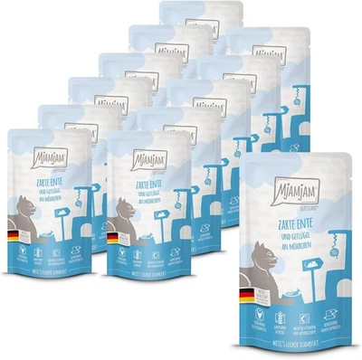 MjAMjAM  Premium Nassfutter für Katzen  Quetschie mit extra viel Fleisch - Bild 1 von 4