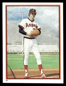 1983 O-Pee-Chee Stickers Geoff Zahn California Angels #42 - Picture 1 of 2