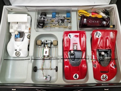 COX (USA) Chaparral 2E Vintage 1/24 Slot Car W/ Parts / Case / Misc - image 1 of 4