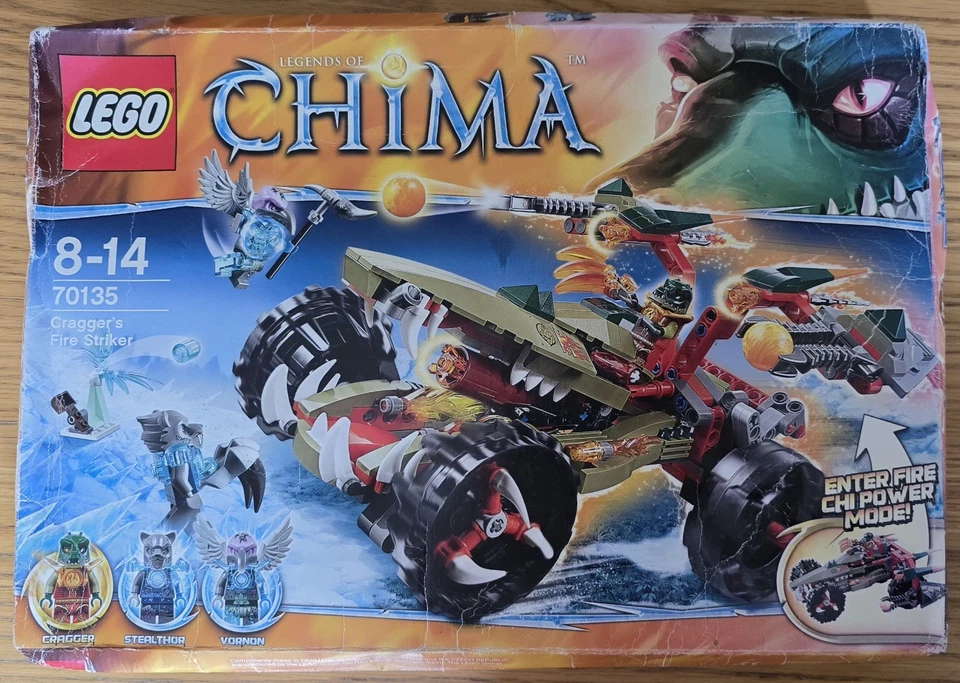 Lego Chima: Craggers Fire Striker (70135) Brand New Sealed Retired Box Damaged  - Image 1 of 4