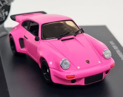 Eagle 1/43 Porsche 911 Carrera RSR 1974 Pink Street Ver Diecast Scale Model Car — 第 1/4 张图片
