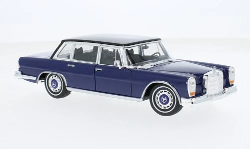 WELLY WE24121WBL MERCEDES 600 BLUE/BLACK 1:24 Modellino - Immagine 1 di 1