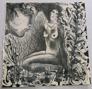 Original Lithograph by Cuban Artist Zaida del Rio -Signed- Art Litografia - Bild 1 von 1