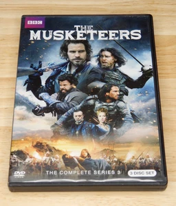The Musketeers: The Complete Series 3 (DVD, 3-Disc Set, BBC) Tom Burke - Picture 1 of 3