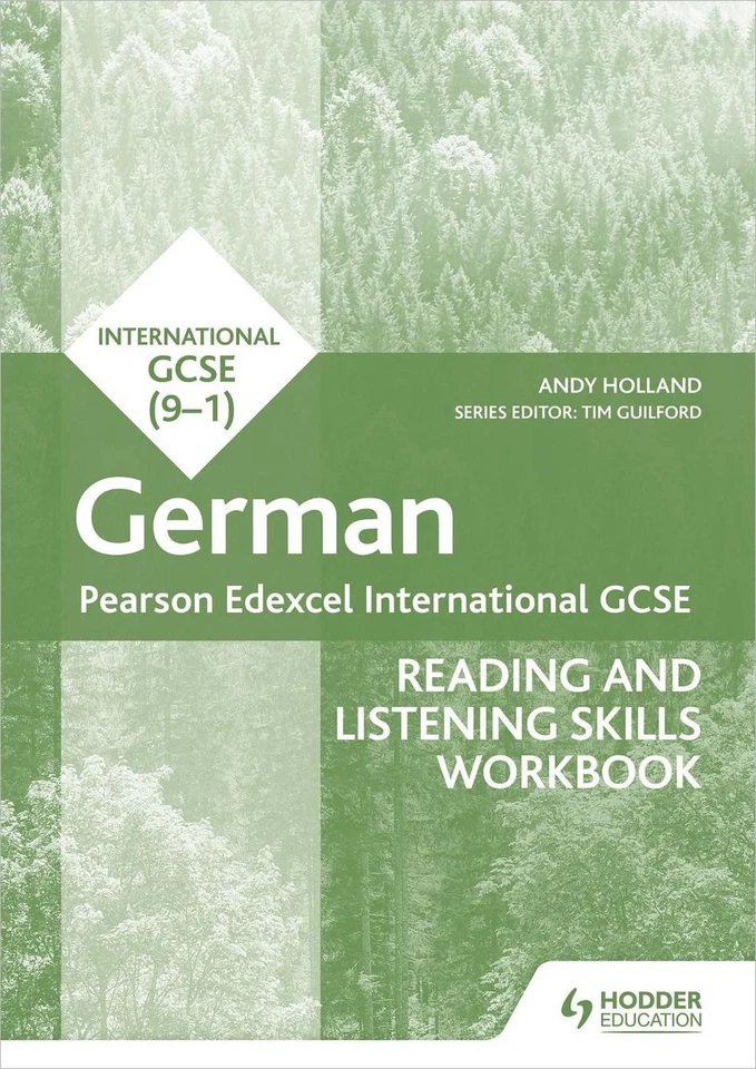 Pearson Edexcel International GCSE German Reading and Listening Skills Workbook  - Image 1 of 1