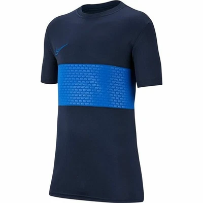 Camiseta de Manga Corta Infantil Nike Dri-FIT Academy Azul - Imagen 1 de 4