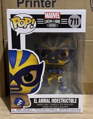 El Animal Indestructible (Wolverine) 711 ~ Marvel: Lucha Libre ~ Vinilo Funko Pop Foto 1 de 4