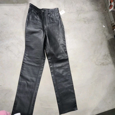 FMC женщин мотоцикла кожаные брюки размер 4 новый с ярлыками - Изображение 1 из 4