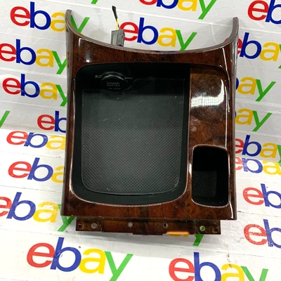 Bandeja de almacenamiento para monedas Hyundai Sonata 2002-2005 toma de corriente bisel de borde grano de madera 33 Foto 1 de 4