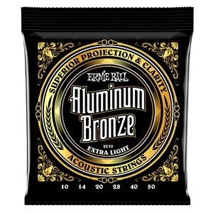 Ernie Ball Extra Light Aluminium Bronze Acoustic Guitar Strings (.010 - .050) - Picture 1 of 6