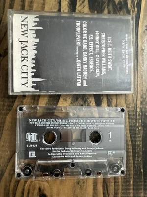 Vintage 1990s New Jack City Soundtrack RARE OOP Rap Cassette Ice T Queen Latifah - Image 1 of 4