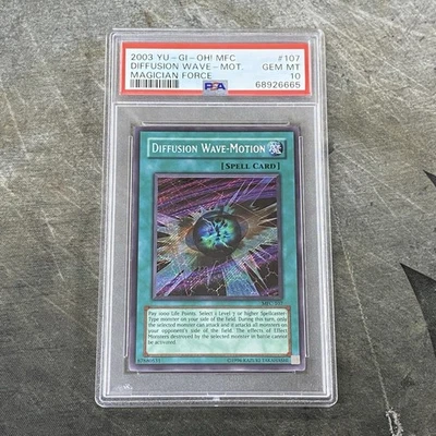 Yu-Gi-Oh! MFC-107 Diffusion Wave Motion PSA 10 GEM MINT 💎POP 9 💎 - Image 1 of 2