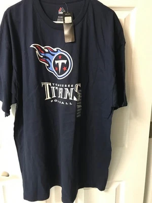 Tennessee Titans Majestic Short Sleeve T-Shirt Blue - NWT XX-LARGE - Image 1 of 4