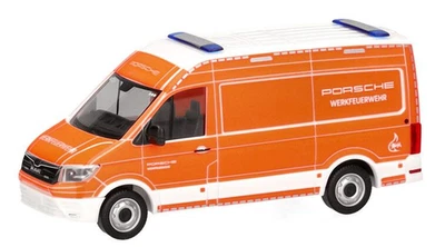 HERPA - MAN TGE HD Vigili del fuoco aziendali Porsche Stoccarda - 1/87 - HER0... - Immagine 1 di 4