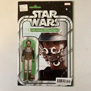 Star Wars #52 Lando Calrissian Skiff Guard Action Figure Variant Marvel Comic NM - Picture 1 of 2