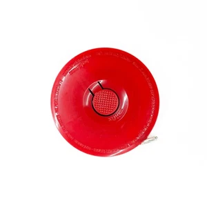Roll-Fix Tape Measure - Automatic Roll-up, 60"/150 cm/5 ft, Red, Free Shipping - Picture 1 of 1