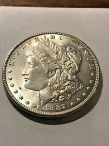 1887 Morgan Silver Dollar BU #16464 - Picture 1 of 4