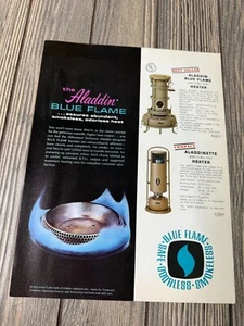 Vintage Aladdin Blue Flame & Radiant Heater Advertising Brochure - Picture 1 of 2