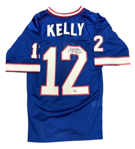 Buffalo Bills Jim Kelly Signed Autograph Mitchell & Ness Jersey Fanatics COA - Picture 1 of 2