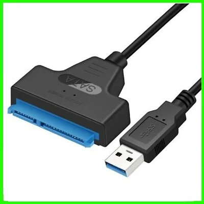CAVO CONVERTITORE ADATTATORE USB 3.0 A SATA 22PIN PER HDD ESTERNO SSD DA 2,5" - Immagine 1 di 4