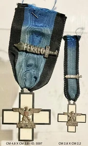 REGIO ESERCITO III° CORPO D’ARMATA AO CROCE + MIGNON+ 2 BARRETTE FERREO PROD SAF - Picture 1 of 5