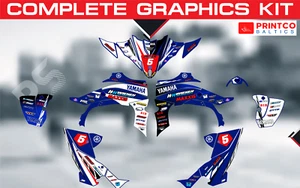 YAMAHA YFZ 450R 2014-2025 2015 2016 2017 2018 2019 complete graphics kit 21 mil - Picture 1 of 9